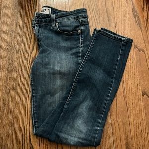 Paige ankle skinny jeans 27